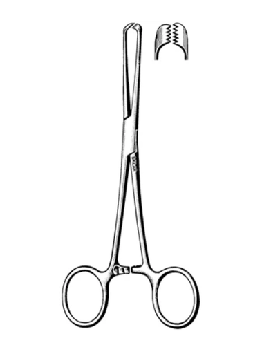 [36-2275] Sklar Allis Tissue Forceps, 7-1/2", 5x6 Teeth