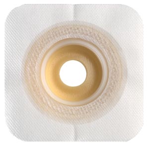 [404594] Skin Barrier, Durahesive, with Mold-to-Fit Opening and Acrylic Tape Collar, White, 2 1/4" Flange, 1 1/4" - 1 3/4" Stoma Opening, 10/bx