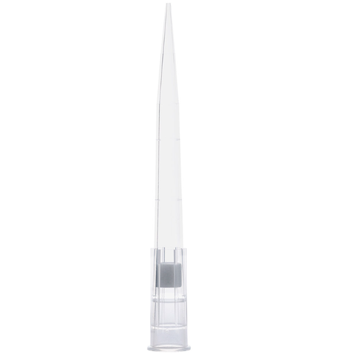 [150925] Filter Pipette Tip, 1 - 300uL, Certified, Universal, Low Retention, Graduated, 59mm, Natural, Sterile, 96/Rack, 10racks/bx, 2bx/cs