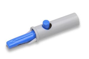 [AD-NA-100] Needle Alligator Clip Adapters, Adult/Pediatric, Needle Alligator Clip, 10/bg, Compatible w/ OEM: AD125, 989803129231, 9490-106