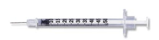 [329461] Insulin Syringe, ½mL Lo-Dose, Permanently Attached Needle, 28 G x ½", Blister Pkg, U-100 Micro-Fine IV, Orange, 100/bx, 5 bx/cs