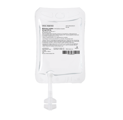 [00409204510] Milrinone Lactate, in 5% Dextrose Injection, 20 mg/100 ml, Single-Dose Flexible Container Bag, 10 bg/ctn (00409-2045-10)