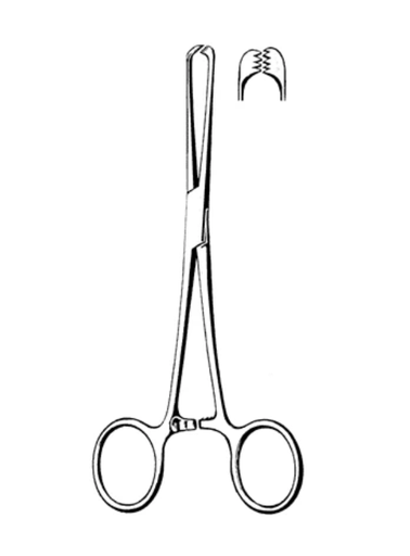 [97-930] Sklar Merit Allis Tissue Forceps, 6", 4x5 Teeth