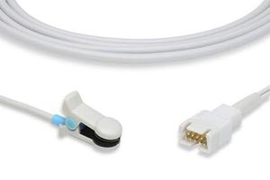 [S903-490] Short SpO2 Sensor, Adult Ear Clip, Masimo Compatible w/ OEM: 1895 (LNCS TC-I), 0600-00-0128, 989803148301, 2027261-001