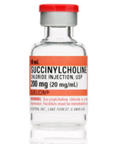 [00409662902] Quelicin (Succinylcholine Chloride Injecton, USP), 20mg/ml, 10ml Vial, Multiple Dose, Glass Fliptop Vial, 25/bx
