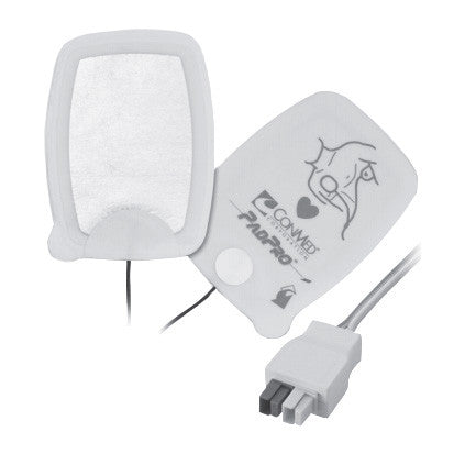 [2001-EPS] Conmed PadPro Adult Radiotransparent Multifunction Electrode with Large-Posterior Pad and Universal/Anderson Connector, 10/Case