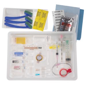 [332217] Continuous Epidural Tray, 18G x 3½" Tuohy Needle, 20G Closed Tip Catheter & 10cc Luer Lock Glass Syringe, 10/cs