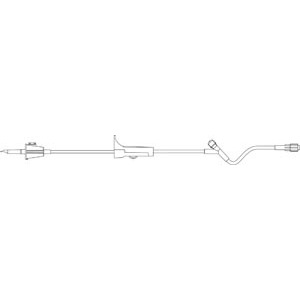 [356053] Fluid Transfer Set, Same Features as 356052 But 30"L & Distal Luer Lock Connection without Needle, 30"L, 50/cs