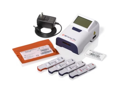 [256080] BD, Veritor Strep/Flu Lab Combo (2 Strep kits, 1 Flu Lab kit, 1 Analyzer)