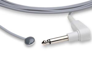 [D2252-AS0] Reusable Temperature Probe, Adult Skin Sensor, YSI Compatible w/ OEM: 409B, 401, 709B, 409B, 401, 709B, 701, 85409