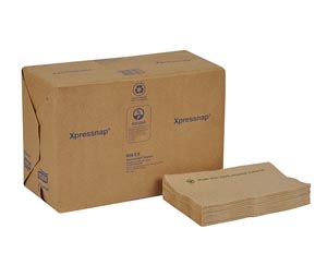 [908EX] Dispenser Napkin, Environmental, Interfold, Universal, Natural, 1-Ply, Embossed, N4, 8.5" x 13", 500/pk, 12 pk/cs