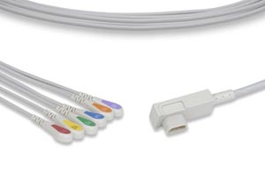 [10029] ECG Leadwire 6 Leads, Snap
