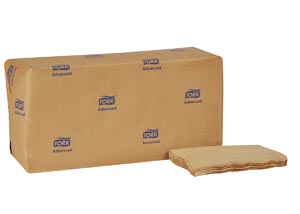 [D826E] Masterfold Dispenser Napkin, Minifold, Advanced, Natural, Soft, 1-Ply, Embossed, N7, 12" x 13", 500/pk, 12 pk/cs