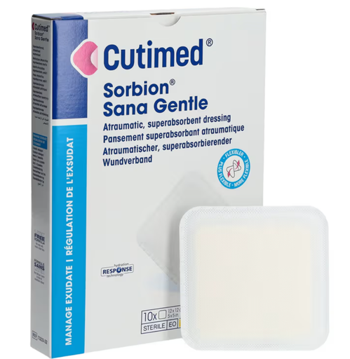 [7323322] BSN Medical/Jobst Cutimed Sorbion Sana Gentle, 5" x 5", 10/bx