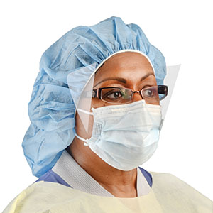 [AT7511-WE] Procedure Mask, Earloops, Eyeshield, Blue, 25/bx, 4 bx/cs (On Vendor Allocation - Availability May Be Limited)