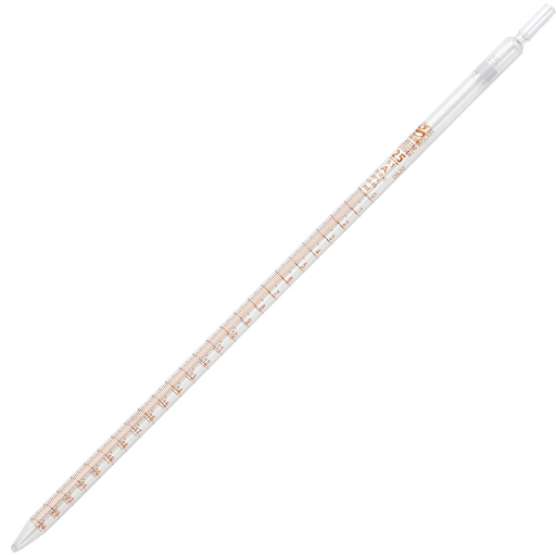 [8500025] Pipette, Serological, Globe Glass, Reusable, 25mL, Class A, To Deliver (TD), 0.1 Graduations, White Band, 6/bx