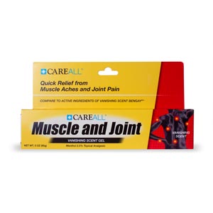 [MJG3] Muscle & Joint Vanishing Scent Gel, Compared to the Active Ingredient in Vanishing Scent Bengay®, 3 oz, 72/cs