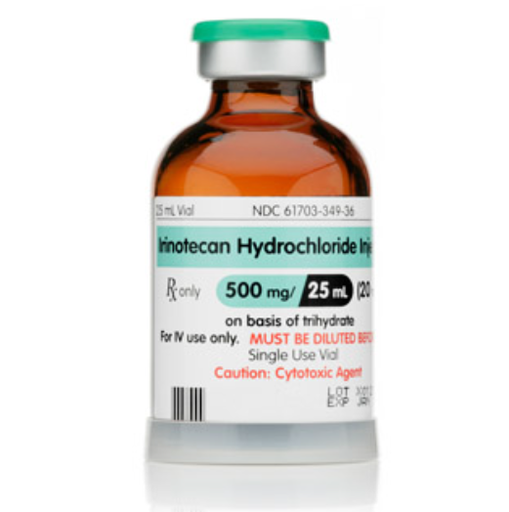 [61703034936] Irinotecan Hydrochloride Injection, USP, 20mg/ml, 25ml Vial, Single Dose, Onco-Tain Glass Fliptop Vial