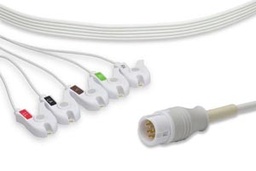 [C2585DP0] Disposable Direct-Connect ECG Cable, 5 Leads Clips