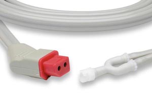 [AD-30-180] NIBP Hose, Adult/Pediatric, Double Hose, 250cm, Nihon Kohden Compatible w/ OEM: YN-900P, YN-901P, HO-D40AY18