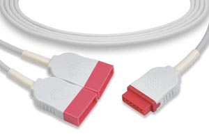 [IC-MQ-MQ/20] IBP Adapter Cable Flat, 11-pin, Female Connector, GE Healthcare > Marquette Compatible w/ OEM: 2005772-001