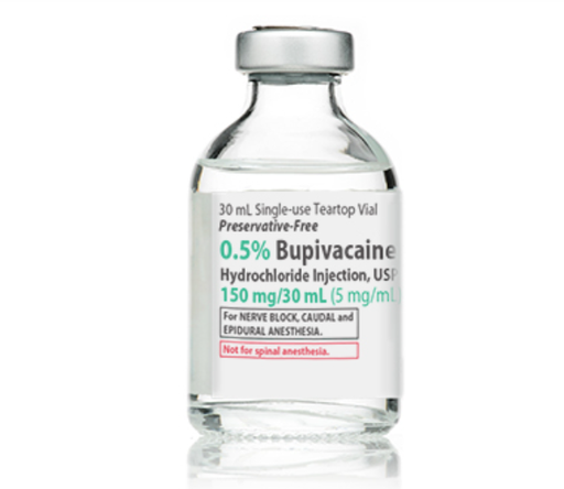 [00409116202] Bupivacaine Hydrochloride Injection, USP, 5 mg/ml, 30 ml Vial, Single Dose, Glass Teartop Vial, 25/bx
