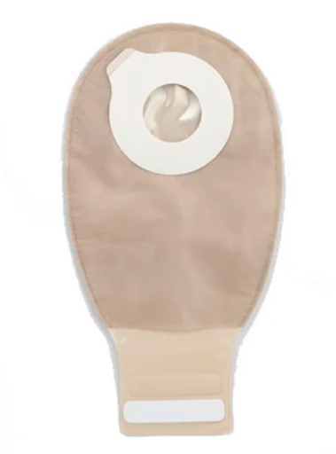 [416901] Drainable Pouch, 12", 1-Sided Comfort Panel, InvisiClose Tail Closure, Filter, Transparent, Large, 10/bx