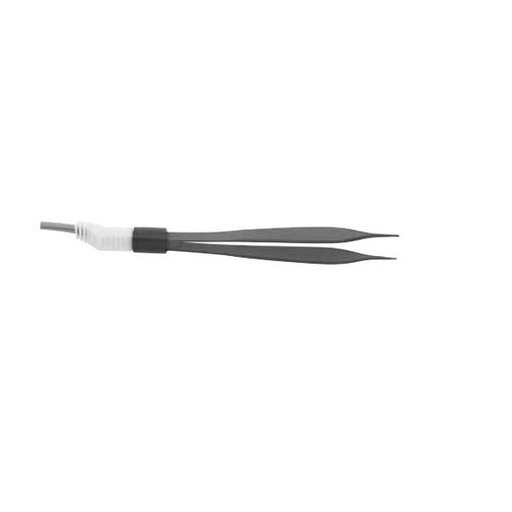 [60-1773-001] Conmed 3.5 inch Iris Straight Reusable Foot Control Electrosurgical Forcep
