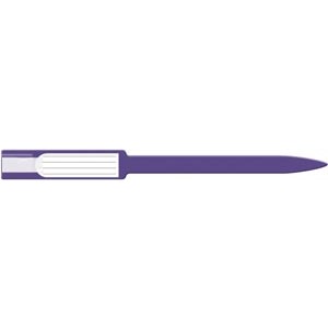 [8547C] Wristband, Adult/ Pediatric, Insert, Self Adhesion, Sealing, Soft Vinyl, Custom Printed, Purple, 250/bx