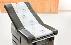 [46846] Table Paper, 18" x 125 ft, Crepe Finish, Rose Garden®, 12/cs (5% of Sales Donated to Cancer Foundation)