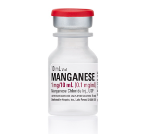 [00409409101] Manganese Chloride Injection, USP, 0.1 mg/ml, 10 ml Vial, Single Dose, Plastic Fliptop Vial