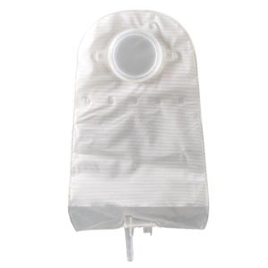 [401535] Urostomy Pouch, Standard, 10", 1-Sided Comfort Panel, Fold-Over Tap, Transparent, 1 3/4" Flange, 10/bx
