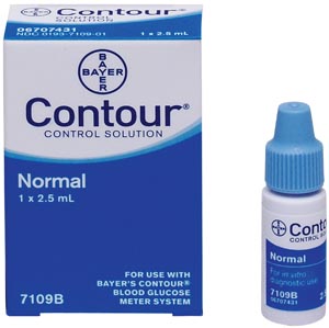 [7109] Contour® Control Solution, Normal, 2.5mL Vial, CLIA Waived (DME-A/M/POC) (Continental US+HI, PR Only)