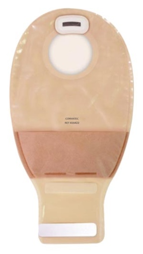[416422] Closed-End Pouch, 12", 1-Sided Comfort Panel, Tail Closure, Filter, Transparent, 2 3/4" Flange, 10/bx