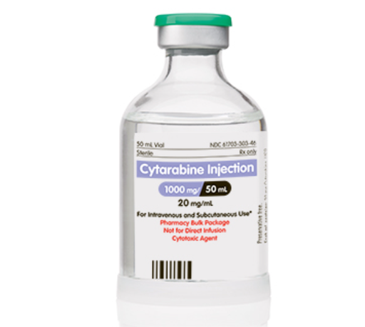 [61703030346] Cytarabine Injection, Aqueous, 20 mg/ml, 50 ml Vial, Pharmacy Bulk Package, Onco-Tain Glass Vial