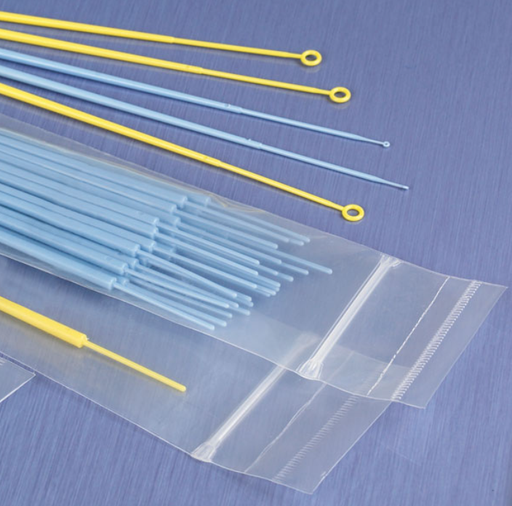 [2871-25] Inoculation Loop, Flexible, 1uL, Calibration Certificate, Polystyrene, Blue, Sterile, 25/bg, 40 bg/cs