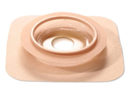 [421464] Stomahesive Skin Barrier with Acrylic Collar, 2 3/4" Flange, Tan, 1/2" - 1 3/4" Stoma Opening, 10/bx