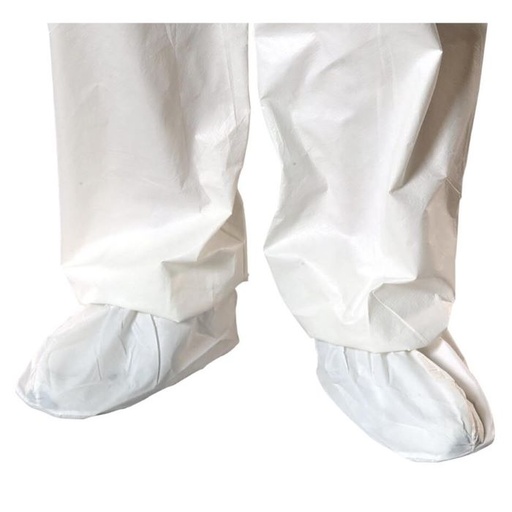 [SH-T1182-B] Critical Cover® Shoe Covers, Seamless Sole, Butterfly Style, Serged Seams, White, Universal, 150/cs