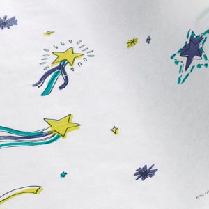 [50169] Stars of Hope® Table Paper (5% of Sales Donated to Childhood Cancer Research), 21" x 125 ft, 12/cs
