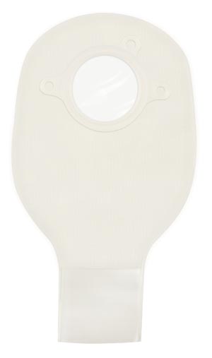 [401928] Drainable Pouch, 2-Piece, 6", 1-Sided Comfort Panel, Tail Clip, Transparent, 1 3/4" Flange, 10/bx