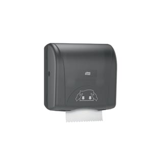 [774828] Hand Towel Roll Dispenser, Mechanical, Mini, Universal, Black, H86, Plastic, 12.5" x 11.8" x 7.5"