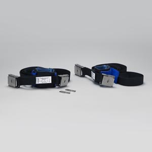 [2798] Posey Wrist Restraint, Twice-as-Tough, Once Size Fits Most, Buckle Lock, 1-Strap, Neoprene, Blue