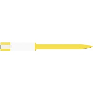 [8126C] Wristband, Adult/ Pediatric, Imprinter Soft Vinyl, Self Adhesion, Custom Printed, Yellow, 250/bx
