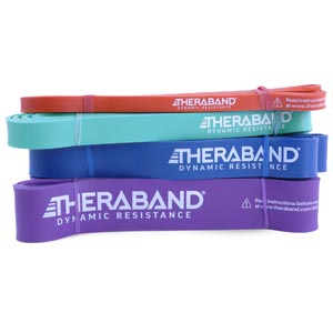 [14950] High Resistance Band Set, Includes: (1) Light, (1) Medium, (1) Heavy and (1) X-Heavy, 12 sets/cs