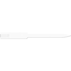 [8121C] Wristband, Adult/ Pediatric, Imprinter Soft Vinyl, Self Adhesion, Custom Printed, White, 250/bx