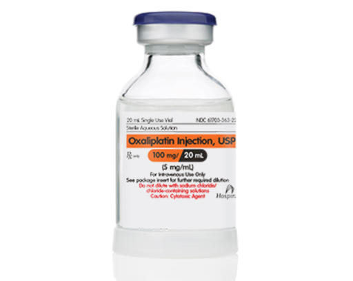 [61703036322] Oxaliplatin Injection, USP, 5 mg/ml, 20 ml Vial, Single Dose, Onco-Tain Glass Fliptop Vial