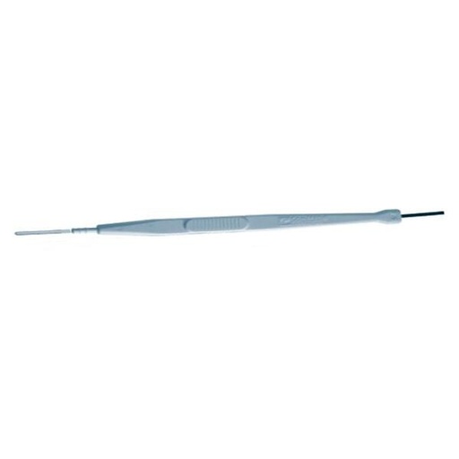 [138659A] Conmed Goldline Disposable Blade Electrode Electrosurgical Foot Control Pencil with 10ft Cable and Safety Holster, 40/Case
