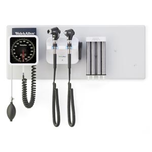 [777-PM3WAX-US] GS777 Integrated Wall System, PanOptic Ophthalmoscope, Macroview Otoscope, iExaminer, with BP