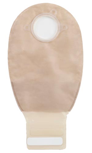 [416418] Closed-End Pouch, 12", 1-Sided Comfort Panel, Tail Closure, Transparent, 1 3/4" Flange, 10/bx