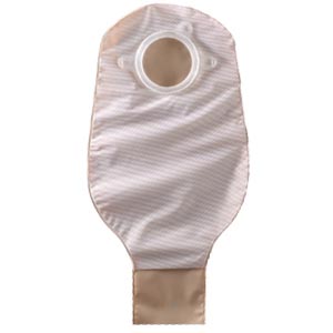 [404014] Drainable Pouch, 2-Piece, 12", 1-Sided Comfort Panel, Tail Clip, Opaque, 1 1/4" Flange, 20/bx